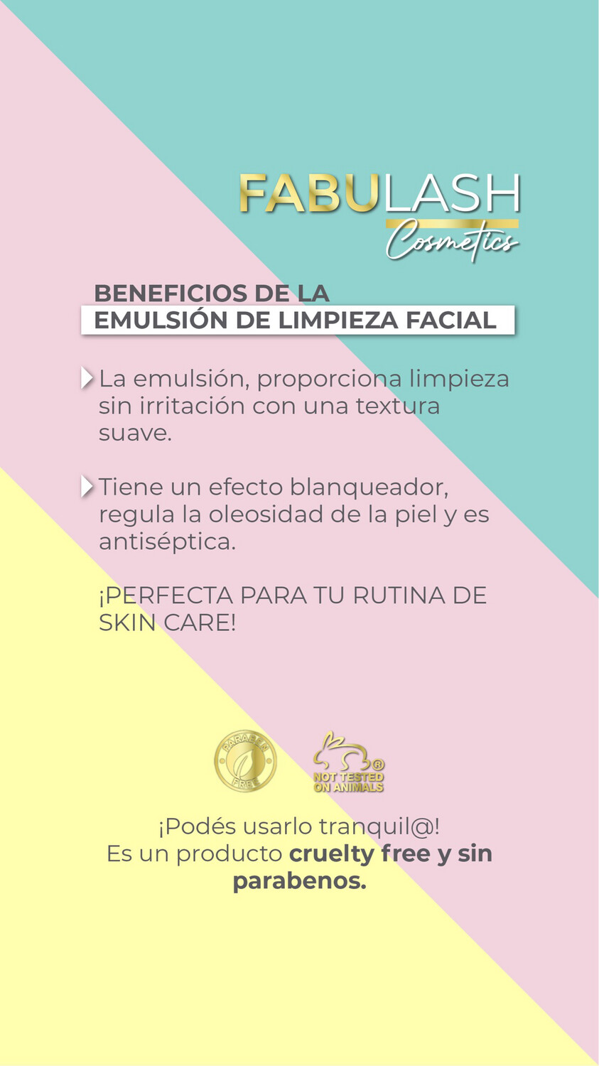 Emulsión De Limpieza Facial