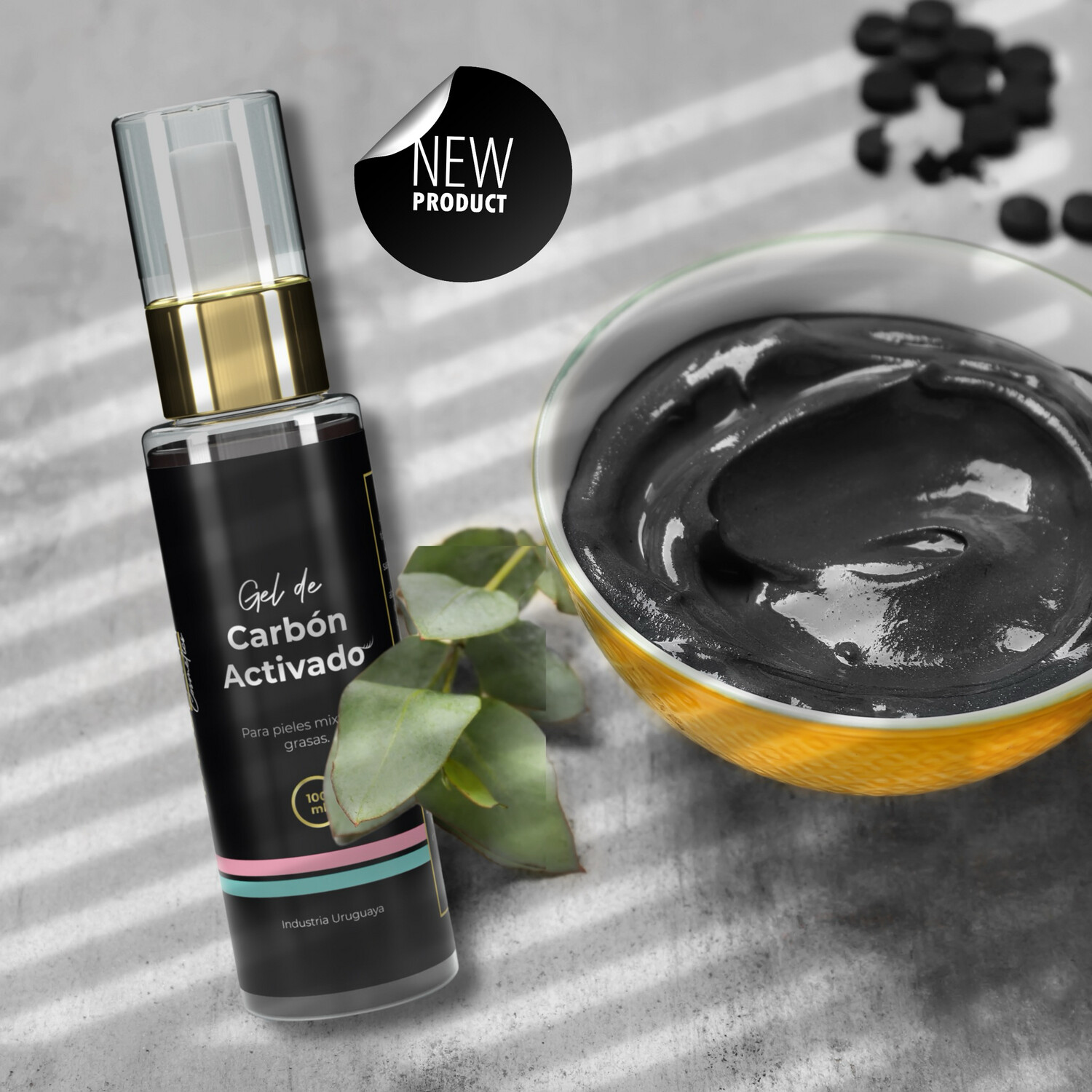 Gel de carbón activado