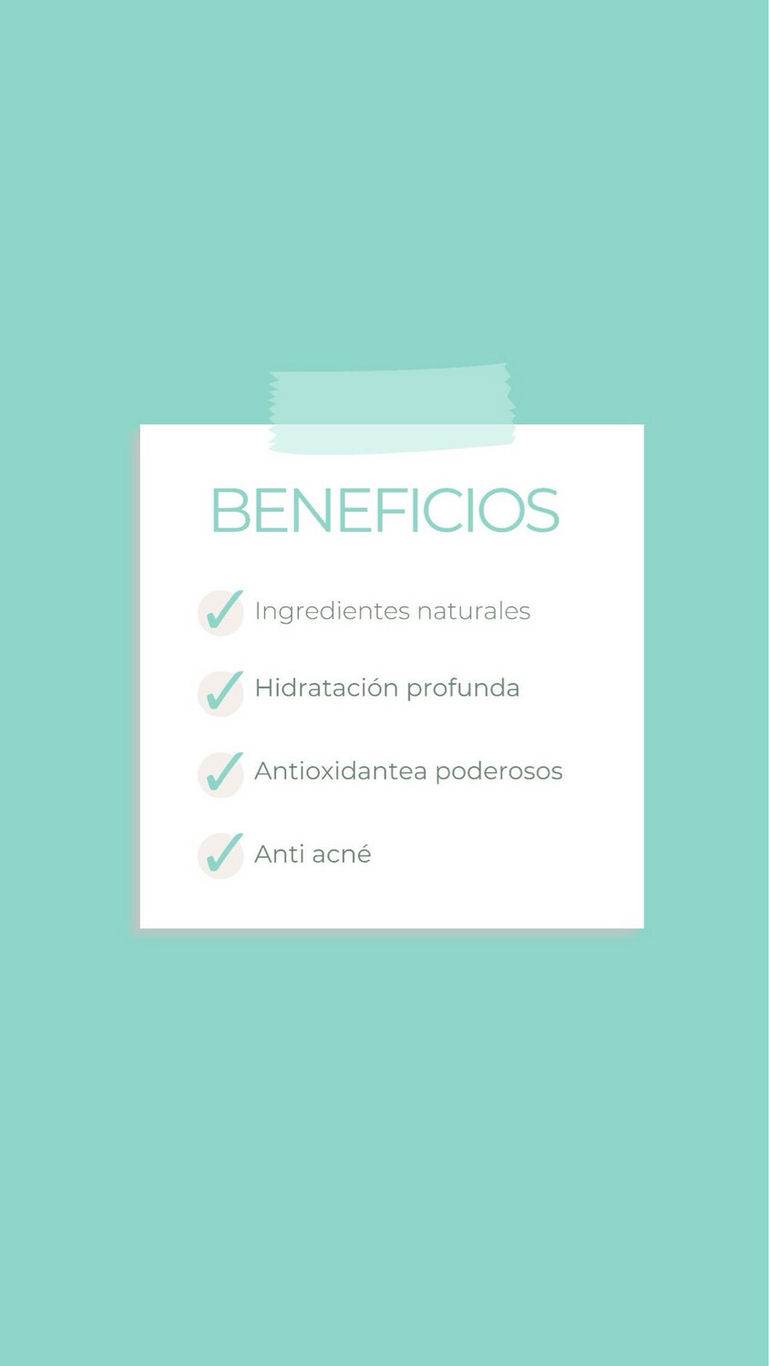 Máscara hidroplastica •anti acné•