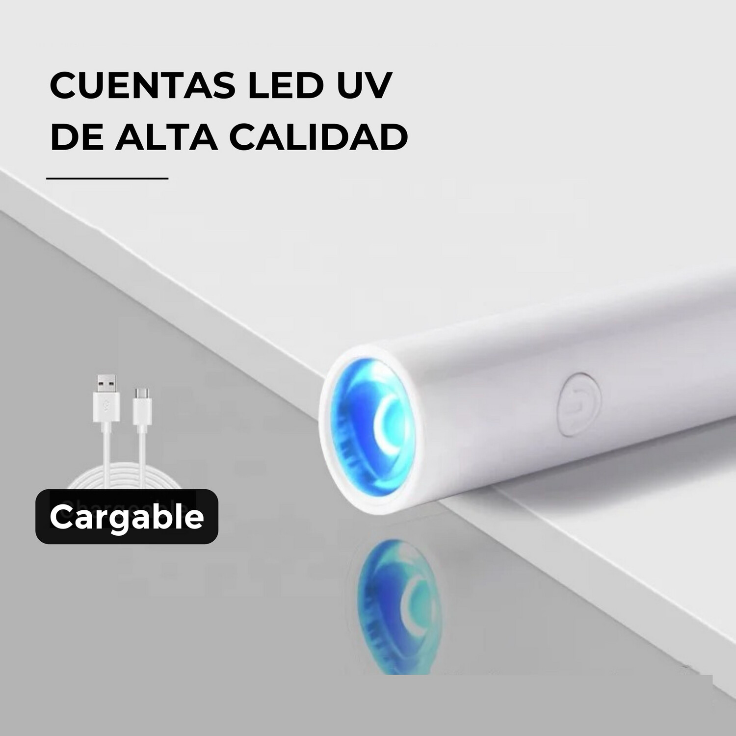 Mini lámpara portátil UV/LED