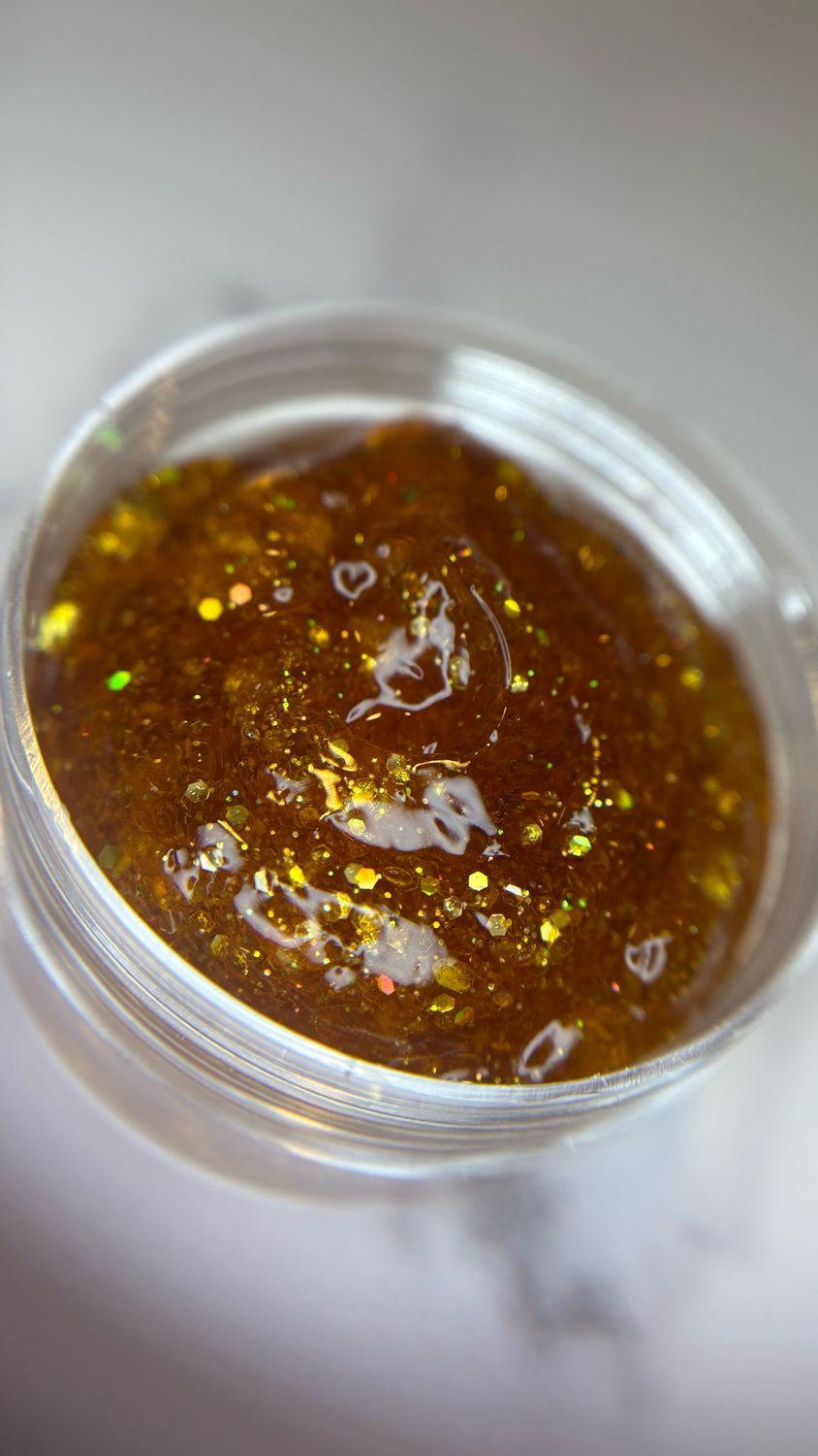 Gel con purpurina Biodegradable