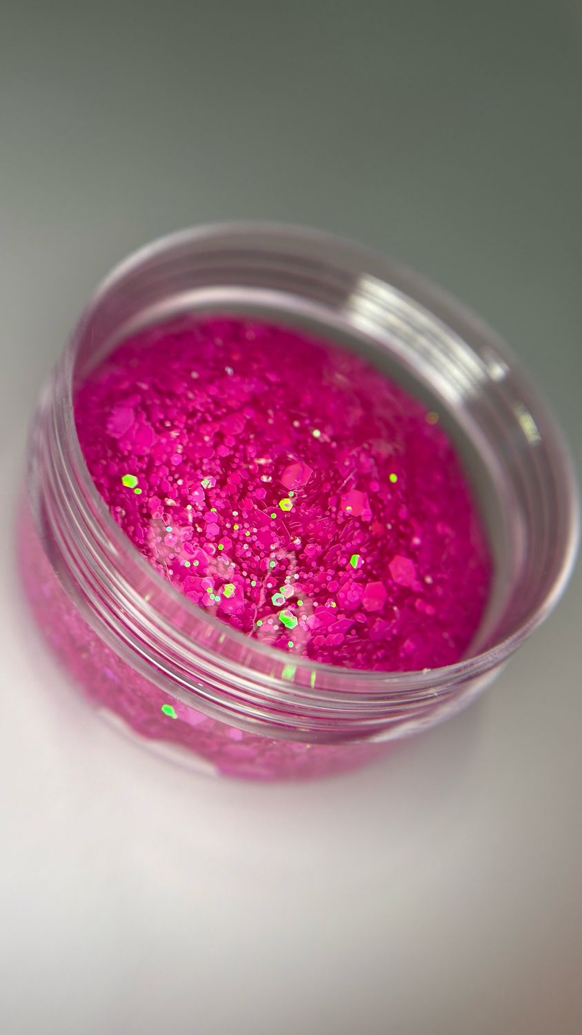 Gel con purpurina Biodegradable