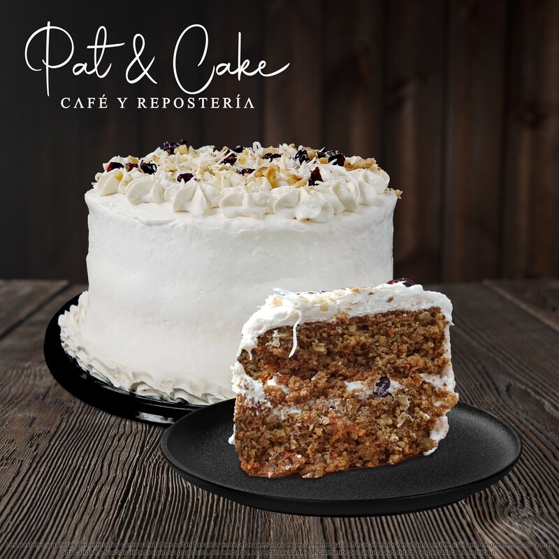 Pastel de zanahoria saludable