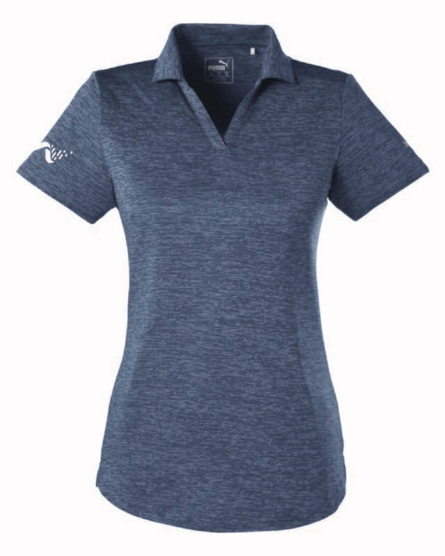 Ladies Puma Golf Icon Heather Polo