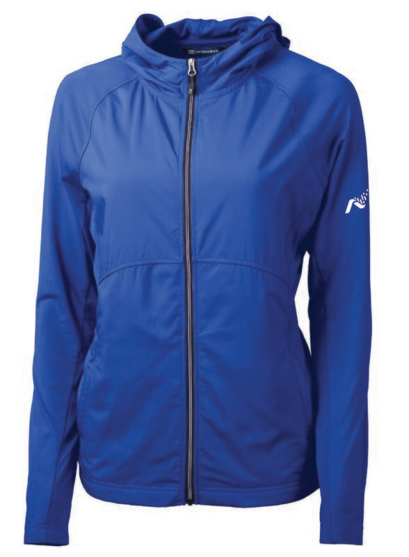 Ladies Cutter &amp; Buck Adapt Eco Knit Hybrid Recycled Full Zip Jacket