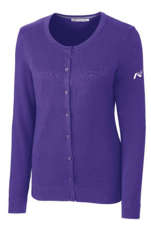 Ladies Cutter &amp; Buck Lakemont Cardigan Sweater