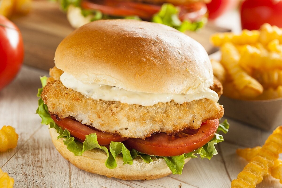 Seared Fish Burger