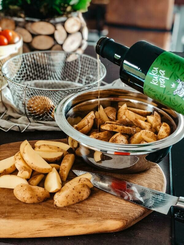 Honey Glazed Potato Wedges