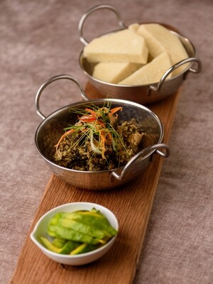 Smoked Fish and Beef Palava Sauce