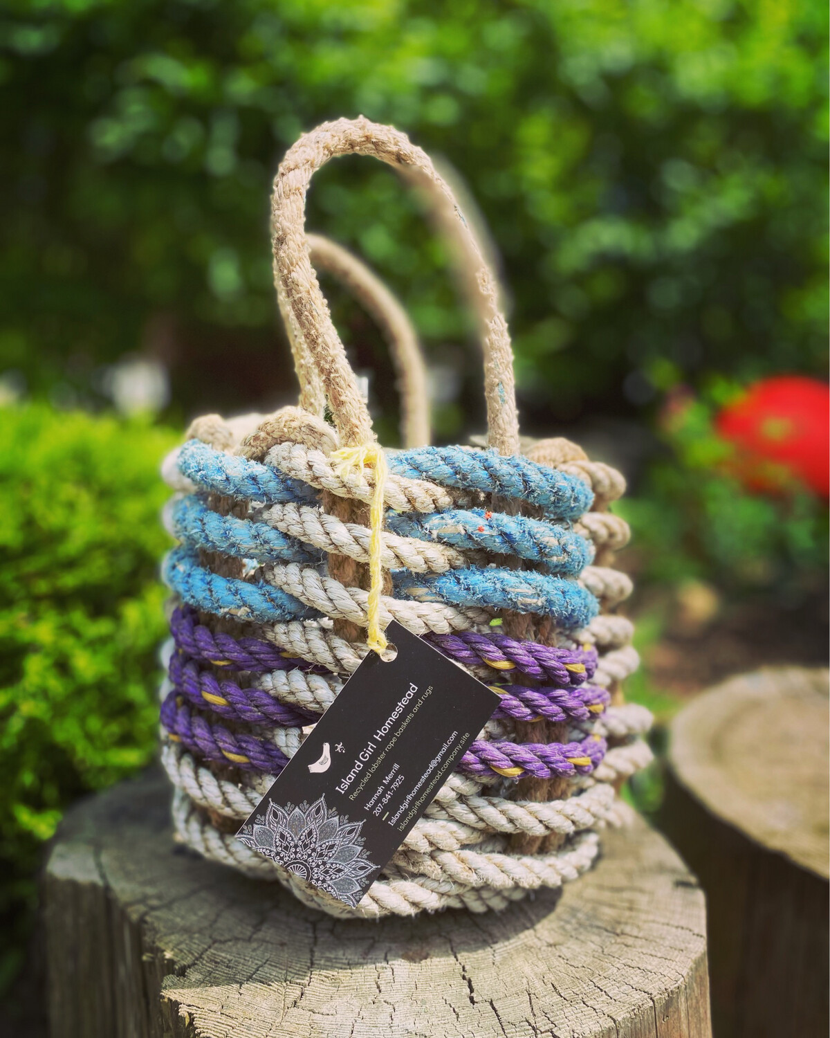 Custom Mini Rope Basket