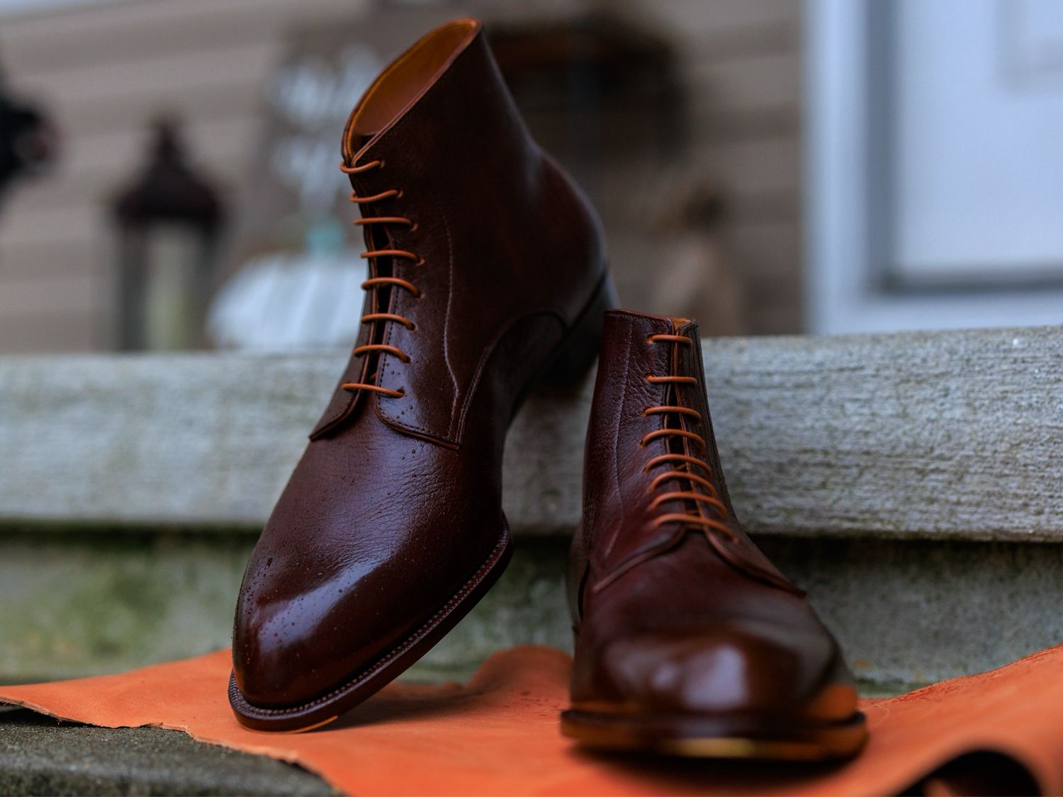 “Cumana” Plain Toe Service Boot