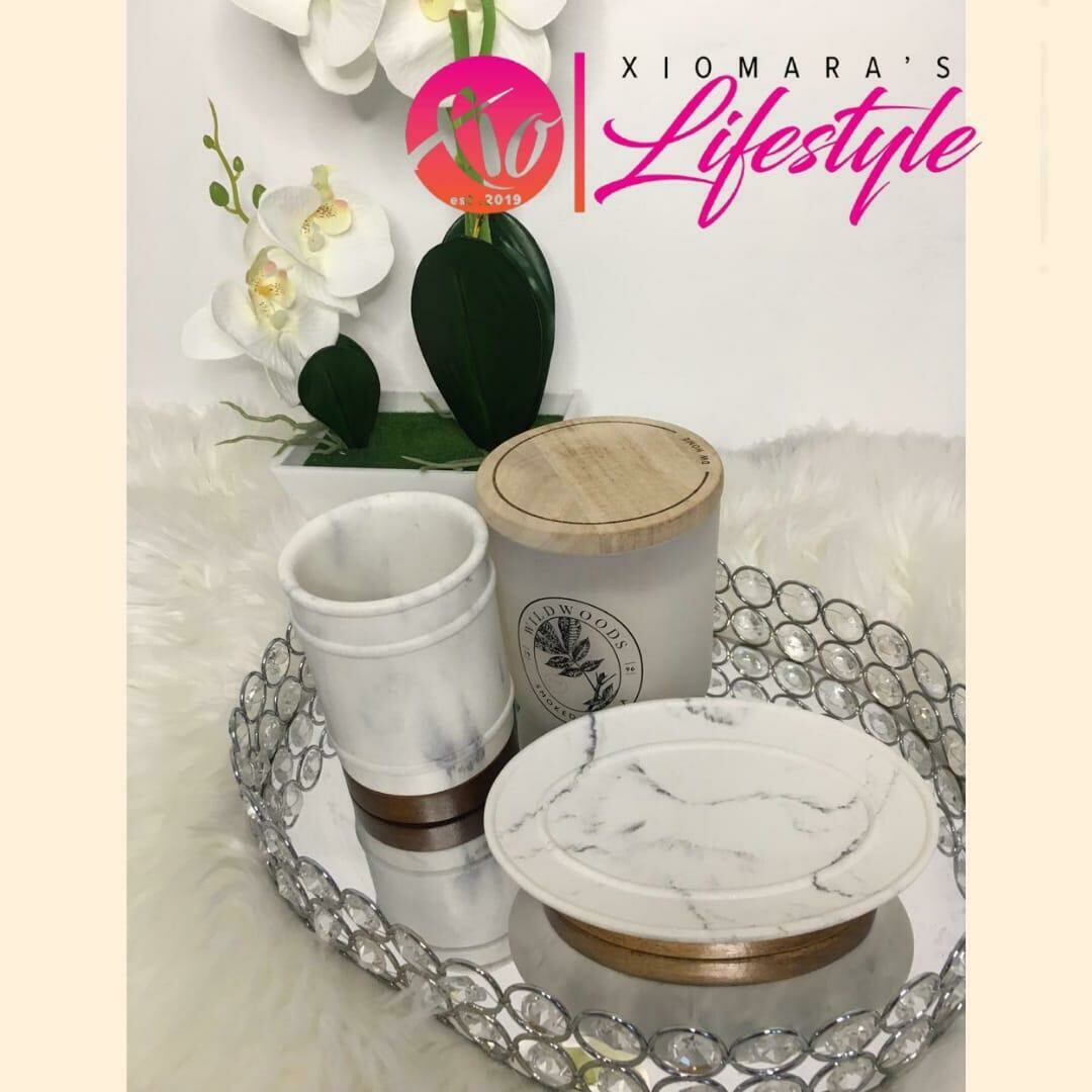 Toothbrush and Soap Holder Set