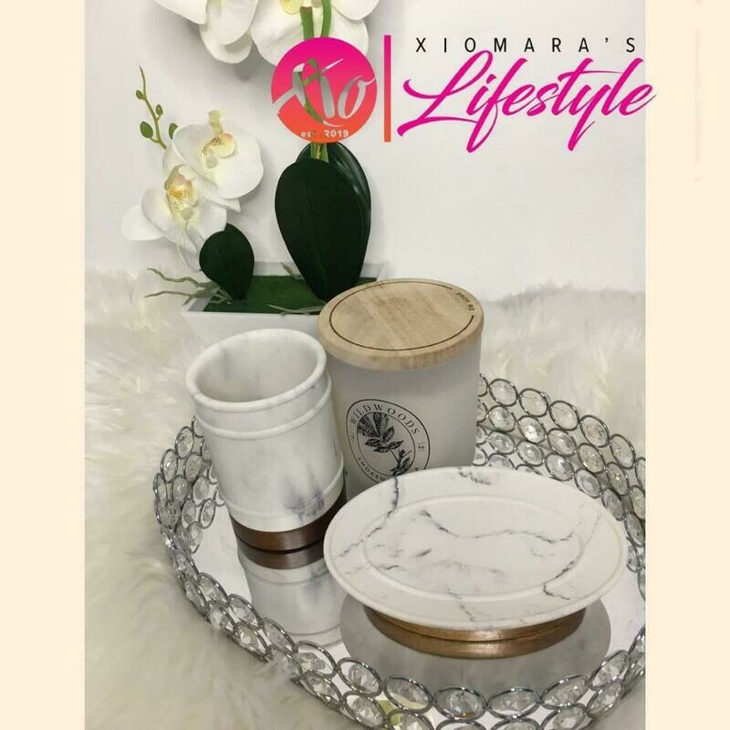 Toothbrush and Soap Holder Set