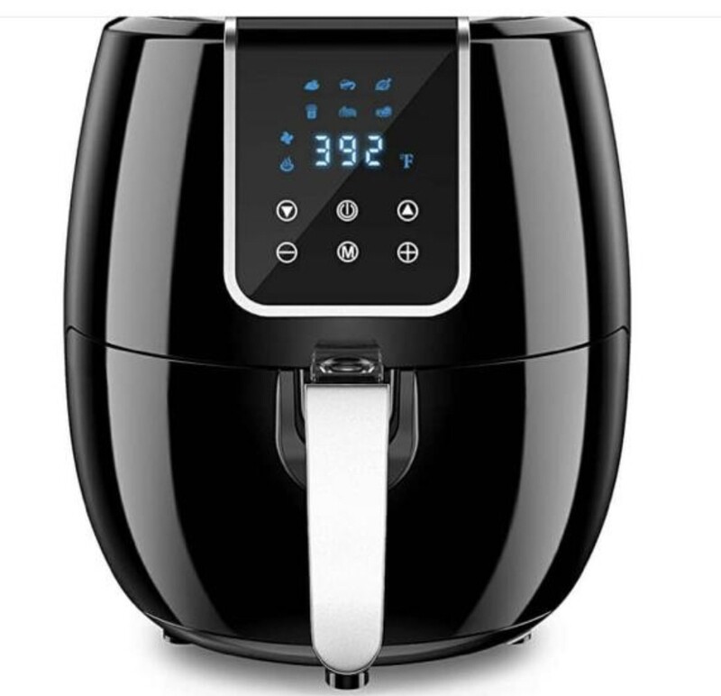 6-in-1 7 Quart Air Fryer, with LCD Digital Screen and Temperature Control