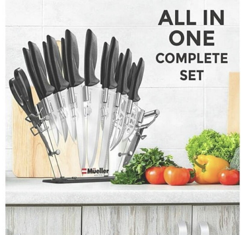 17 piece knife set