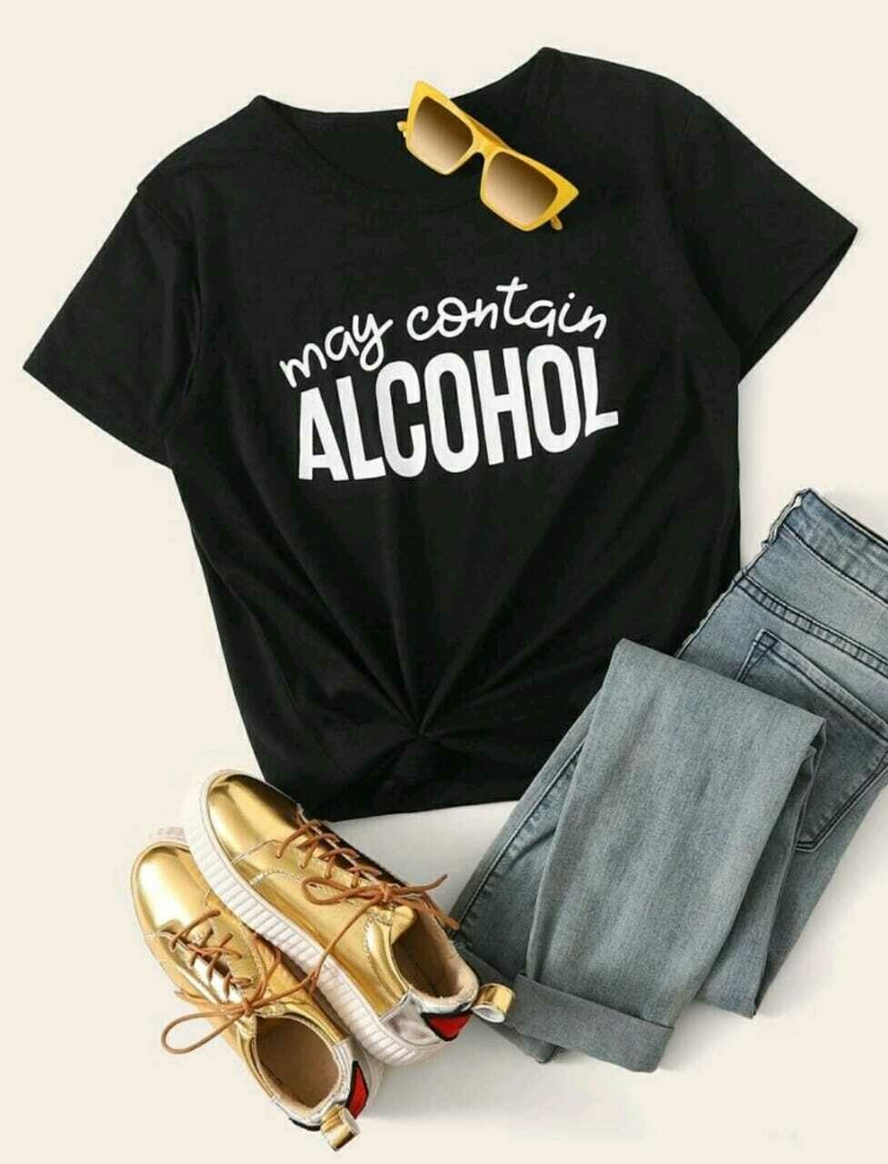 May Contain Alchohol Graphic Tee