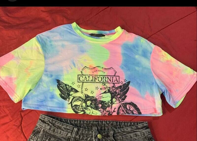 Tie Dye Crop Top