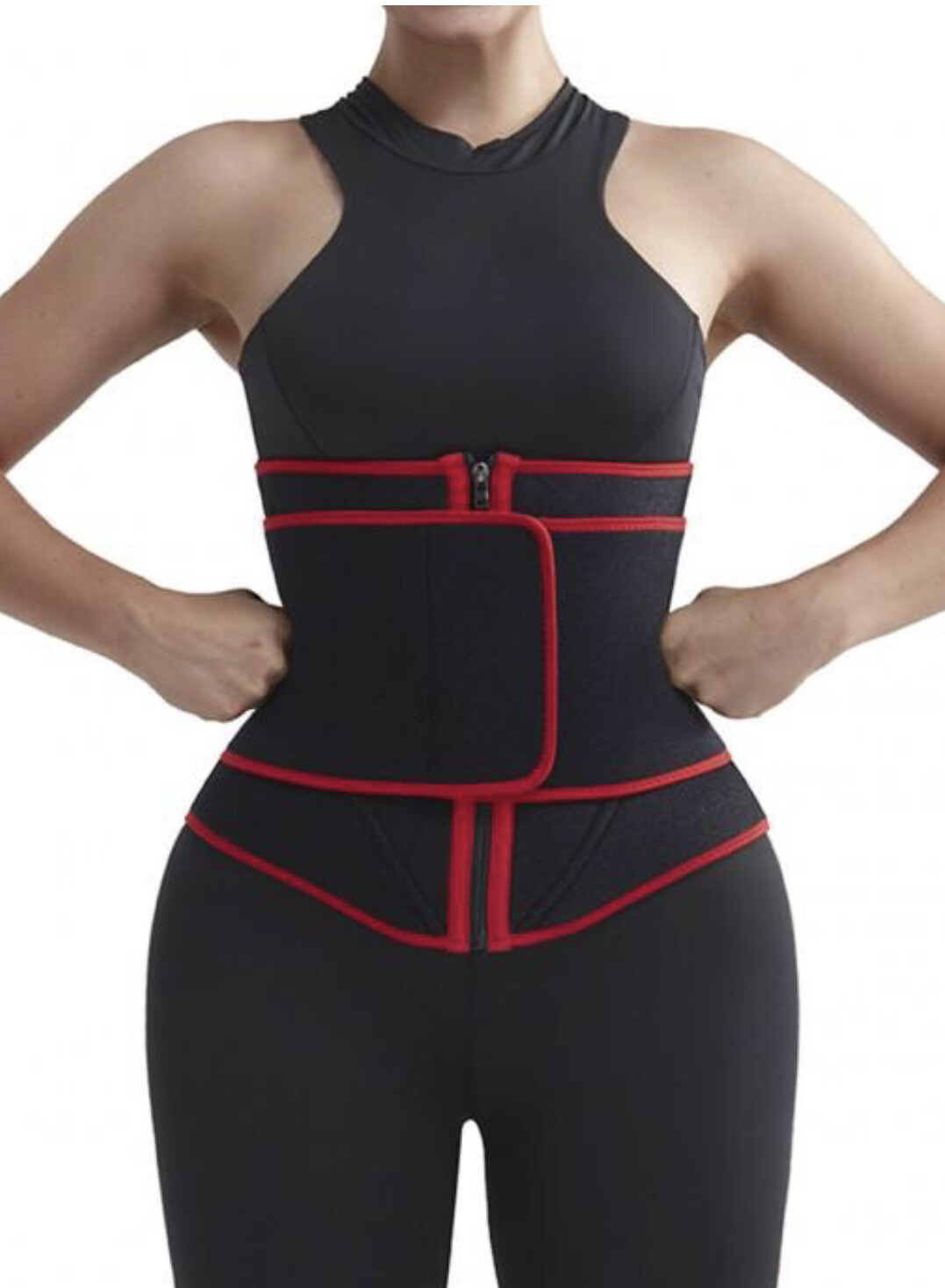 Work the middle waist trainer