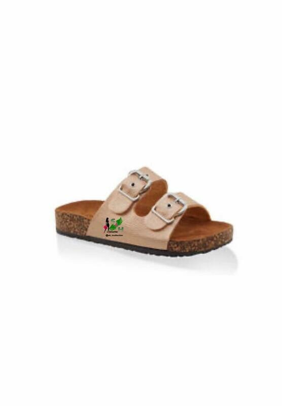 Rose Pink Buckled Sandals