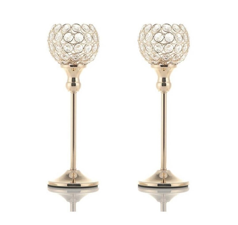 Set of two candle holders