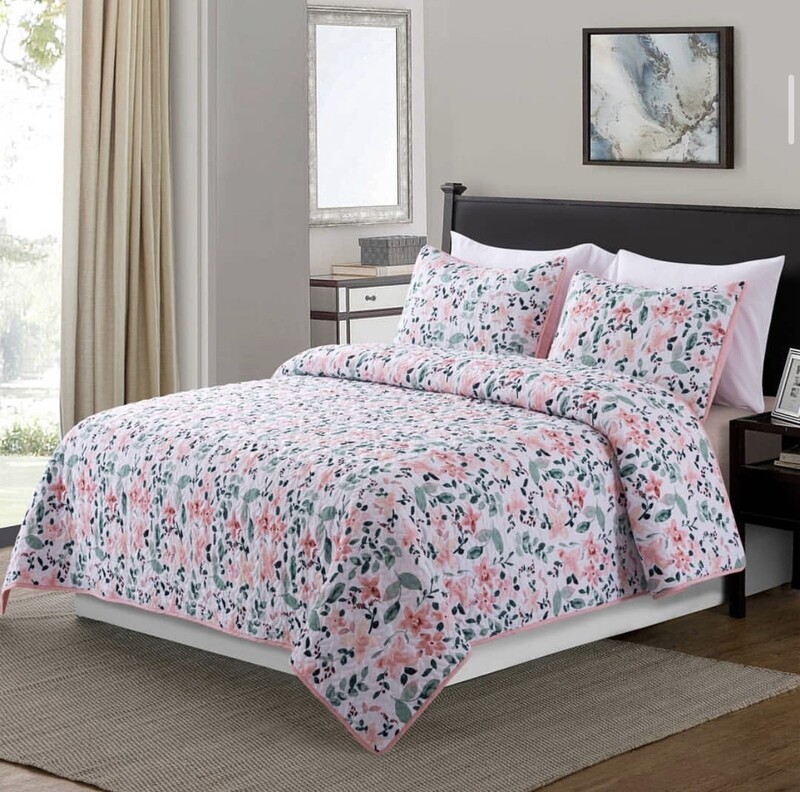 3 piece king size quilt set