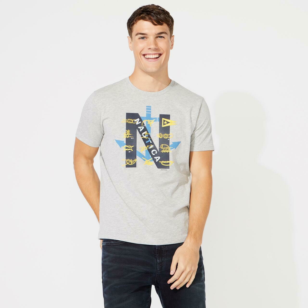 NAUTICA Grey Men&#39;s Shirt