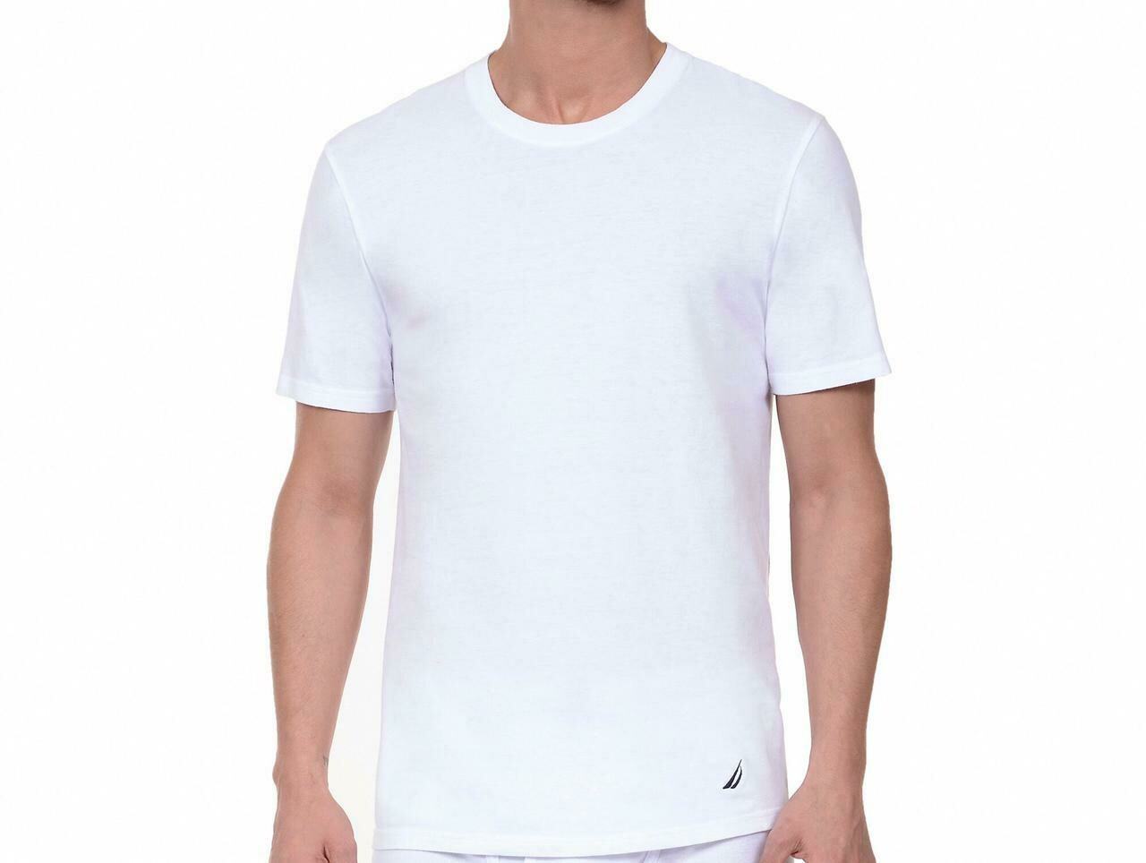 NAUTICA White Crew Neck Shirt