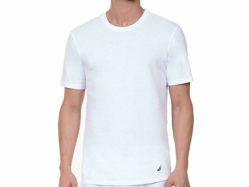NAUTICA White Crew Neck Shirt