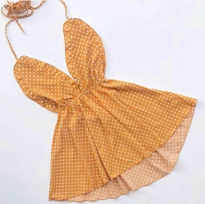 Yellow Polka Dot Dress