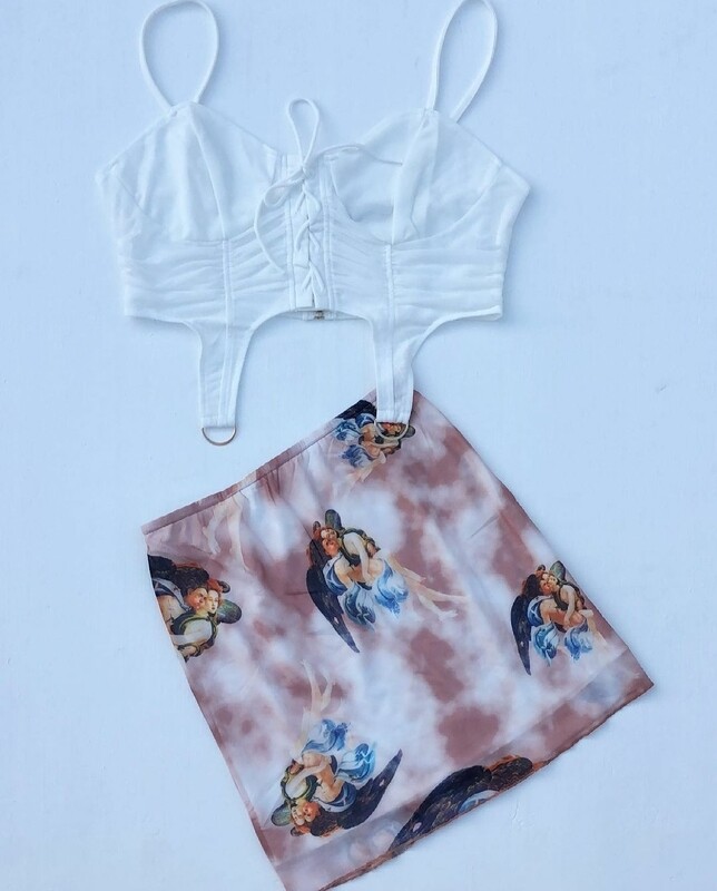 Angel Skirt and Crop Top