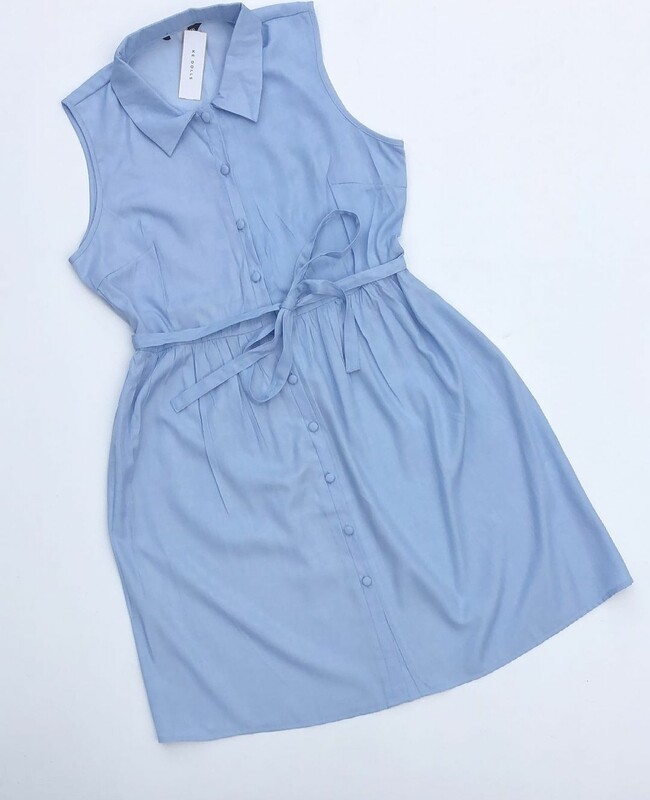 Soft Washed Summer Jeans Dress
