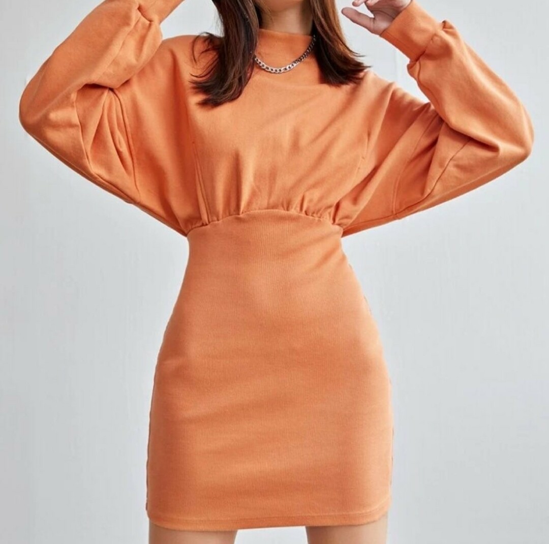 Slim Hollow Out Dress