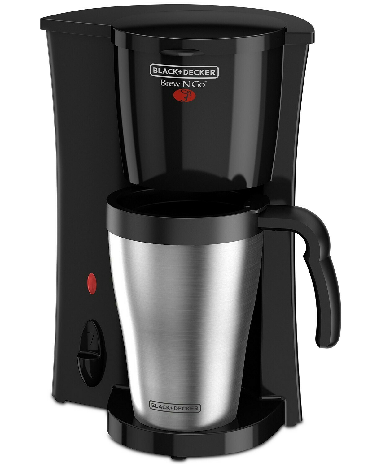 Black &amp; Decker Brew &#39;n Go Personal Coffeemaker with Travel Mug, Black, DCM18