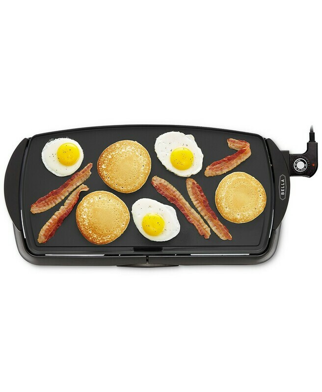 Bella 10.5&quot; x 20&quot; Nonstick Electric Griddle