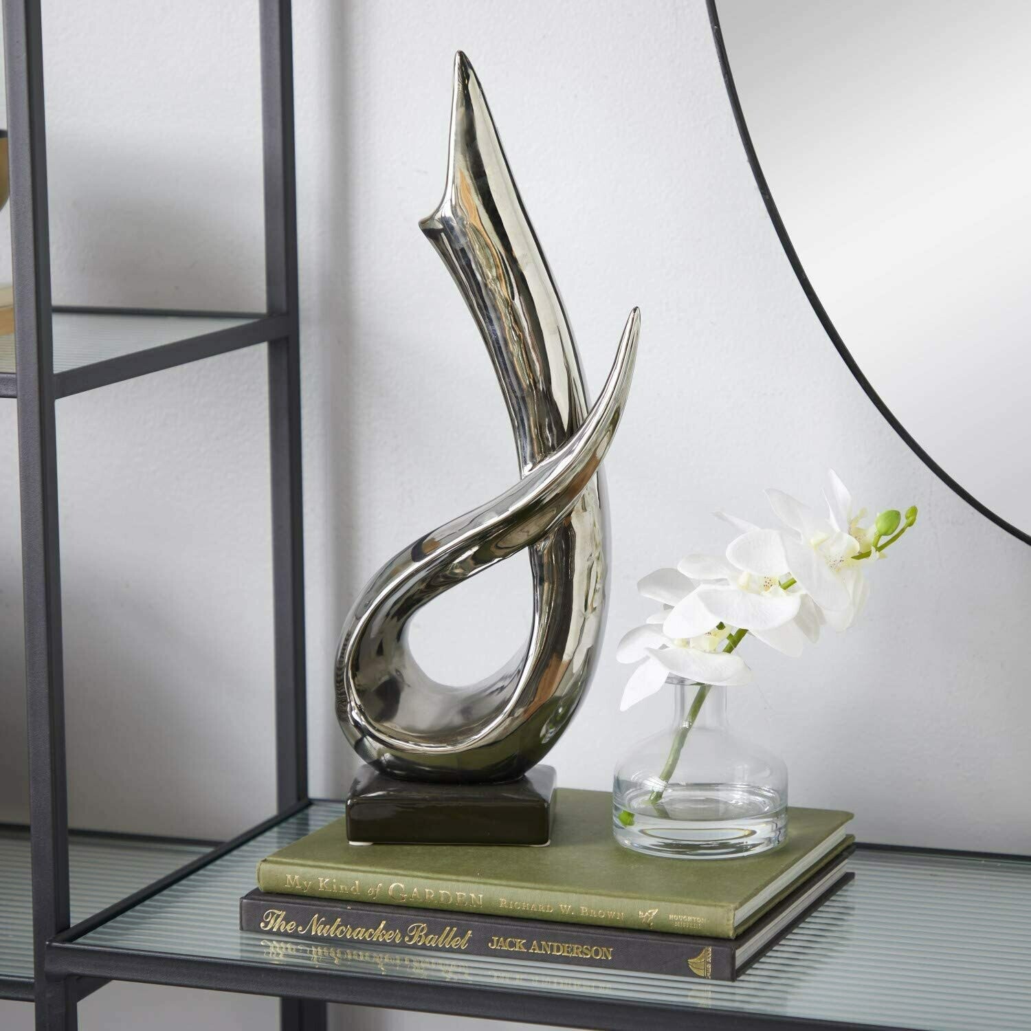 Deco 79 92831 Ceramic Abstract Decor