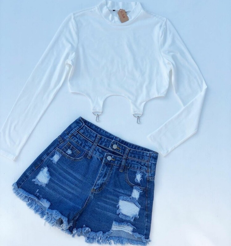 Crop Top and Mini Shorts