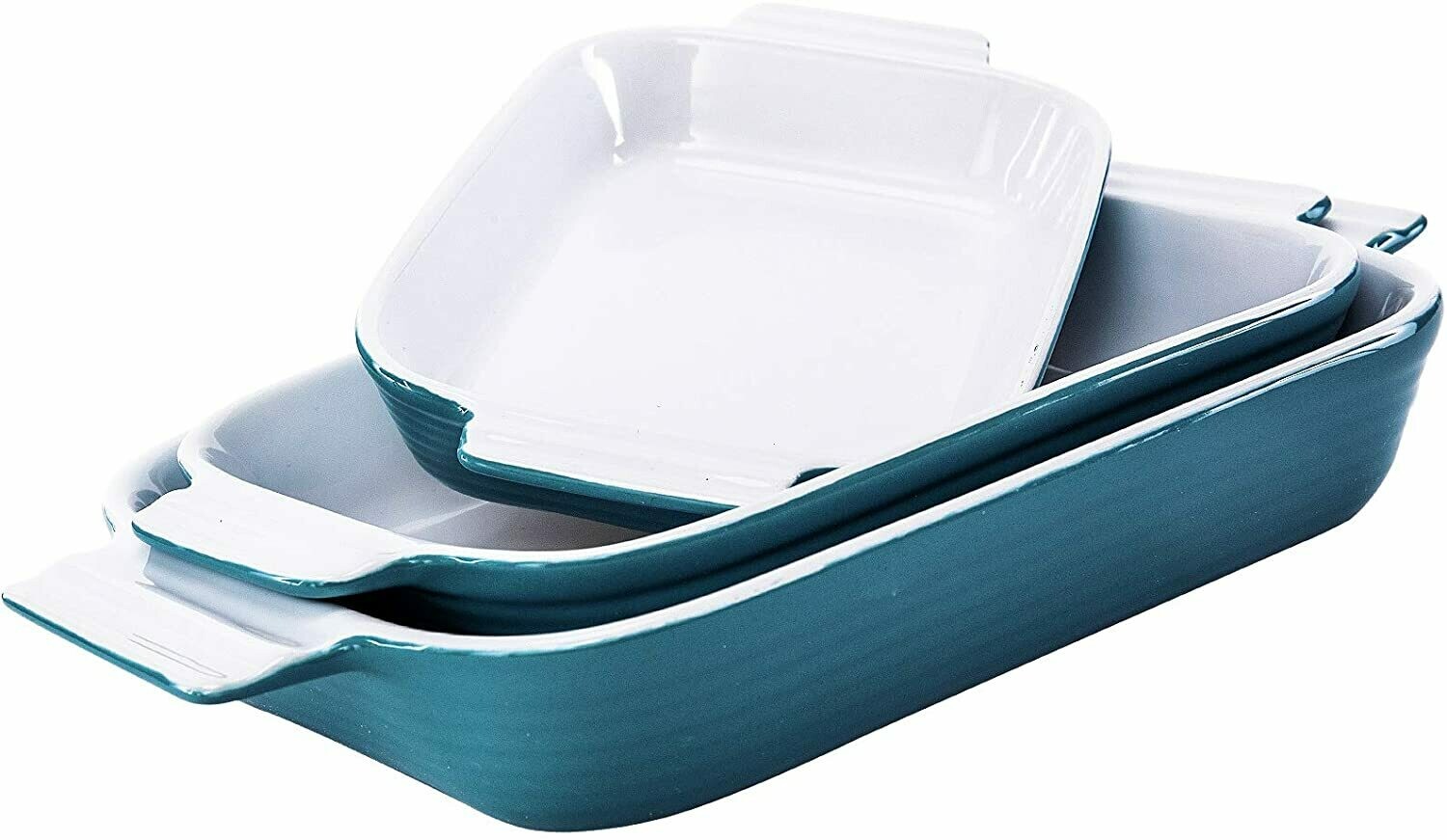 Hompiks Baking Dish Casserole Dish Porcelain Bakeware Sets