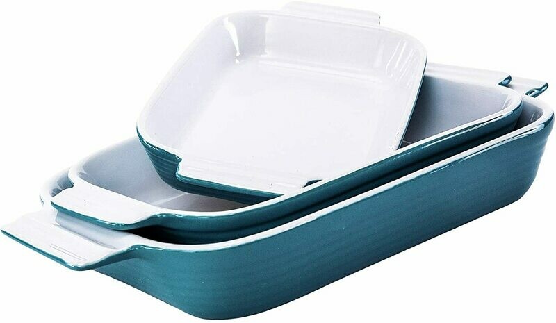 Hompiks Baking Dish Casserole Dish Porcelain Bakeware Sets