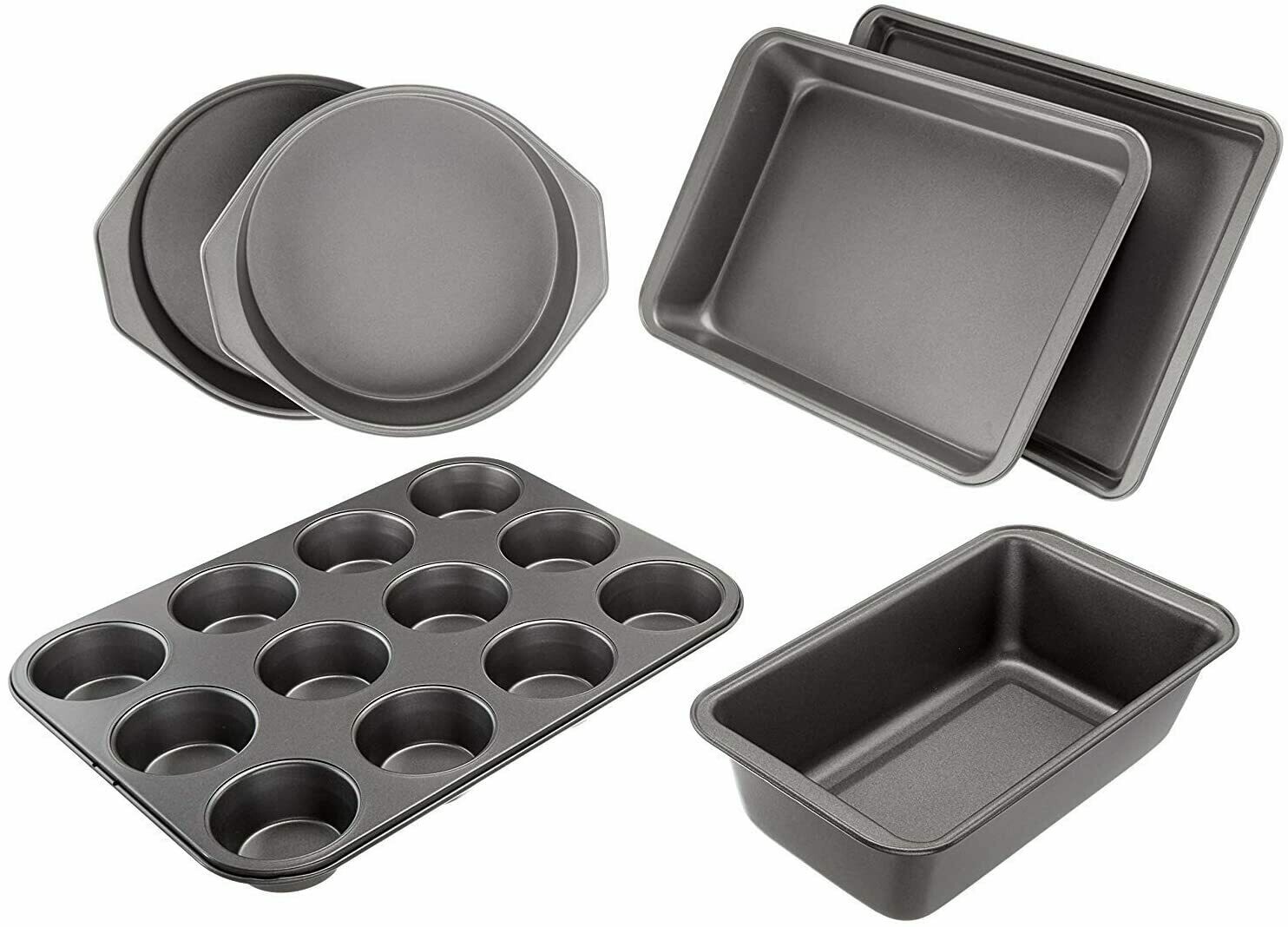 Amazon Basics 6-Piece Nonstick Oven Bakeware Baking Set