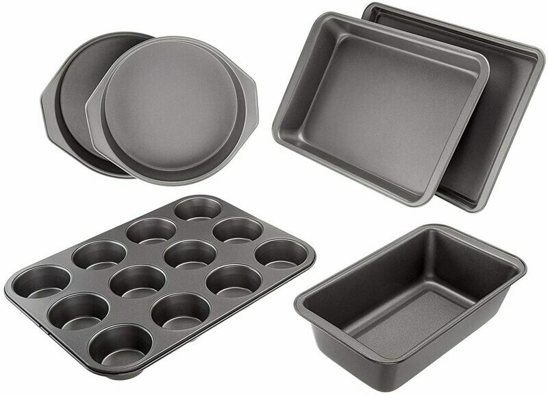 Amazon Basics 6-Piece Nonstick Oven Bakeware Baking Set