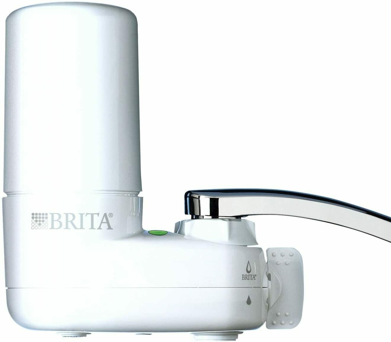 Brita Basic Faucet Water Filter System, White, 1 Count