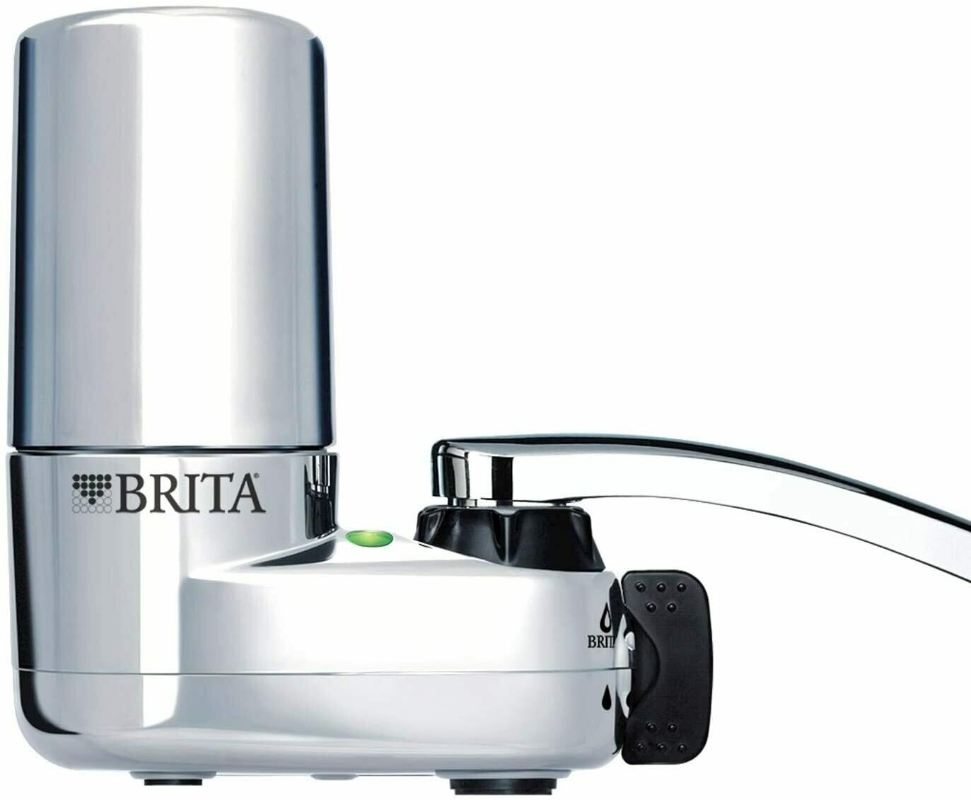 Brita Basic Faucet Water Filter System, Chrome, 1 Count