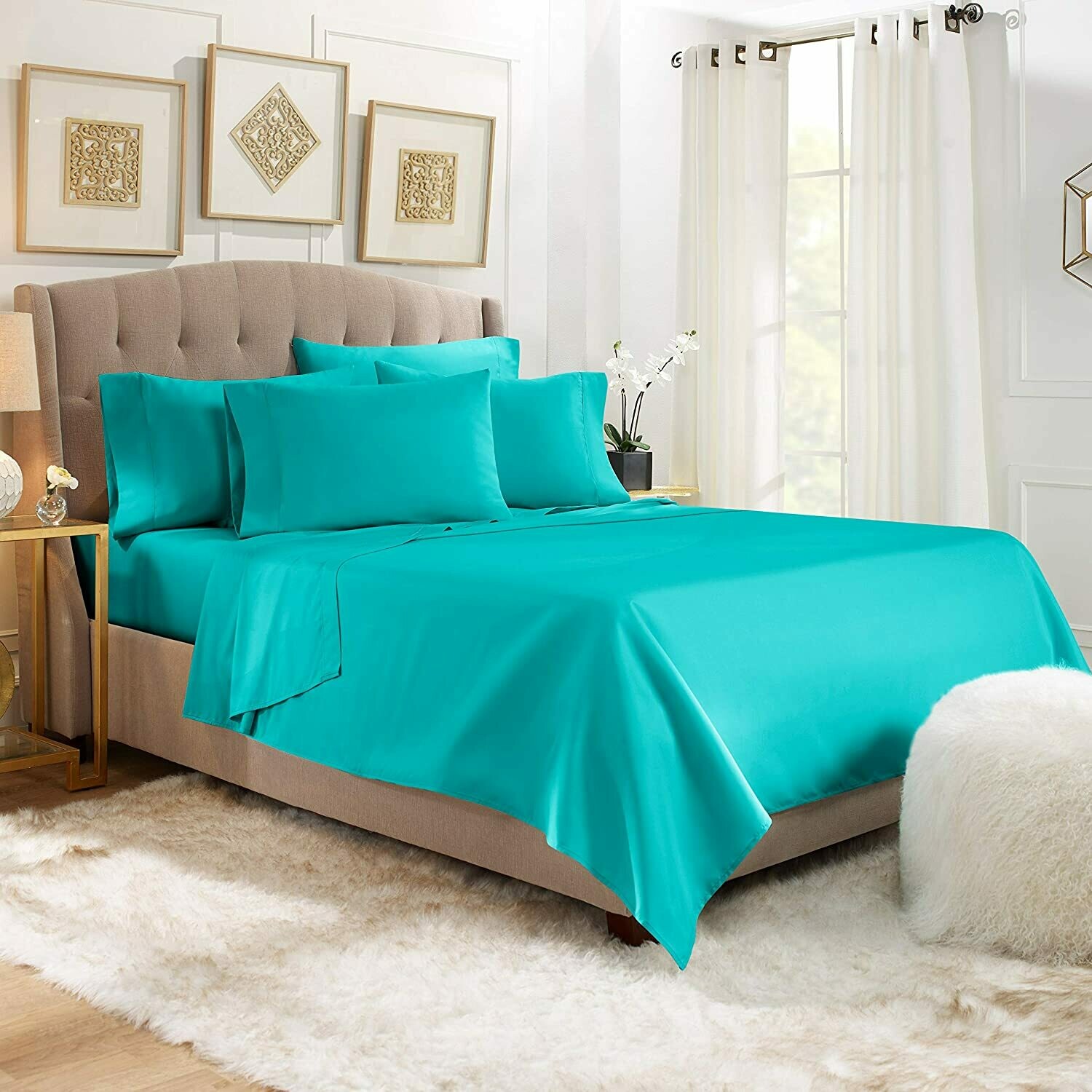 6 Piece King Sheets - Bed Sheets King Size – Bed Sheet Set King Size