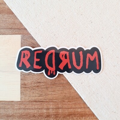 REDRUM Weatherproof Sticker