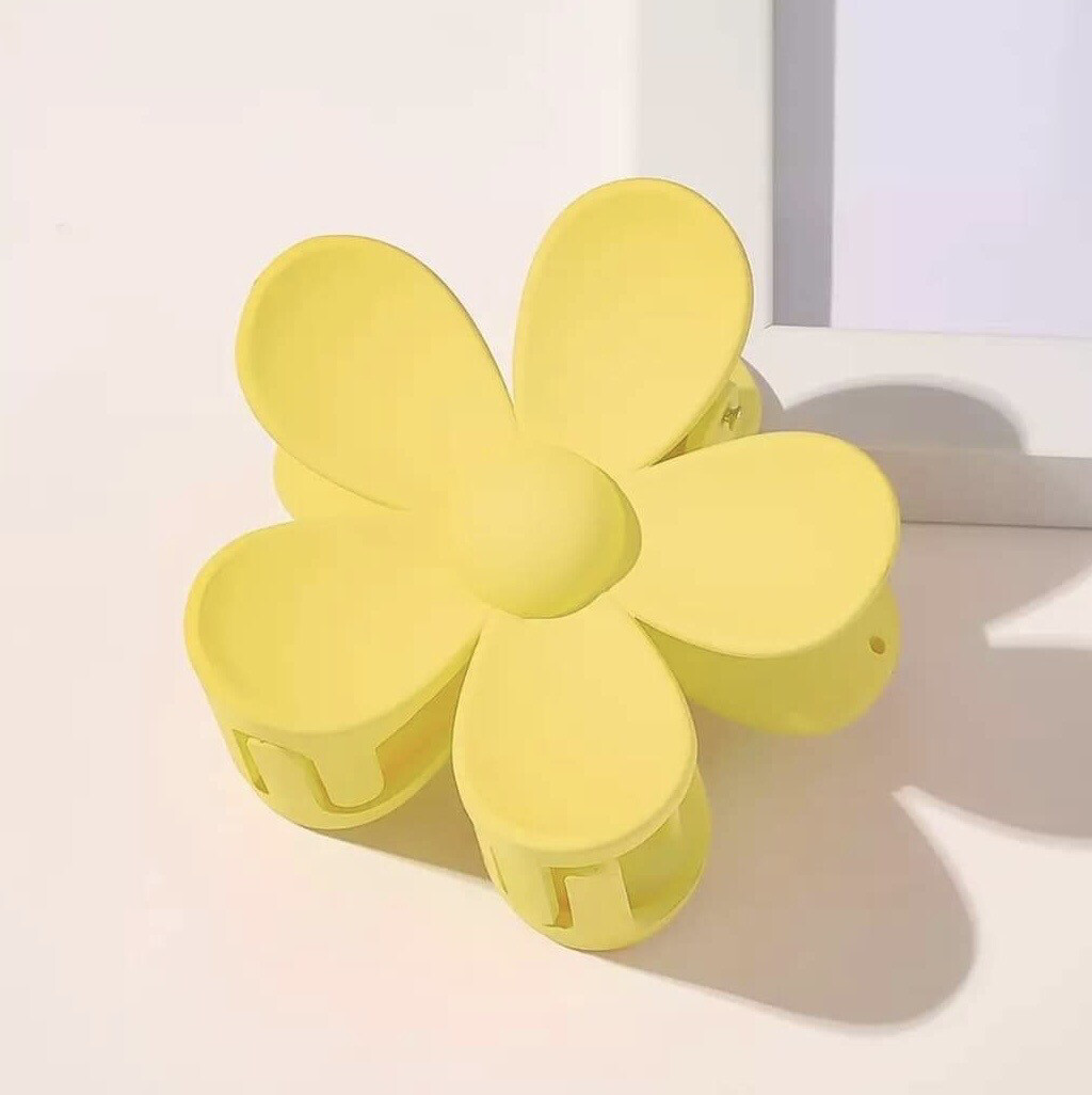 Yellow Flower Claw Clip