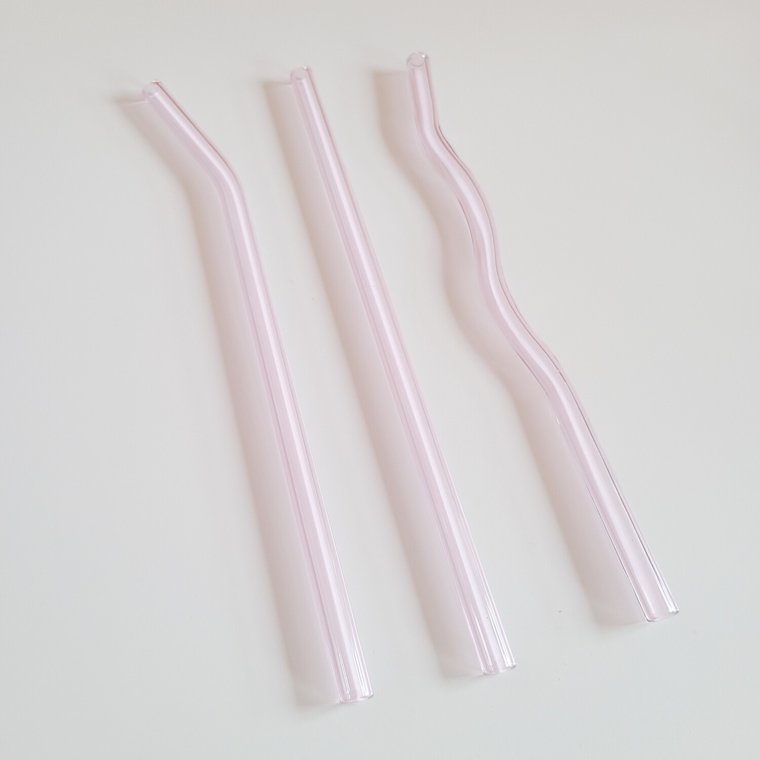 Pink Glass Straw