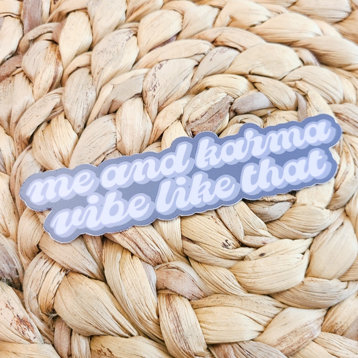 Karma | Weatherproof Sticker