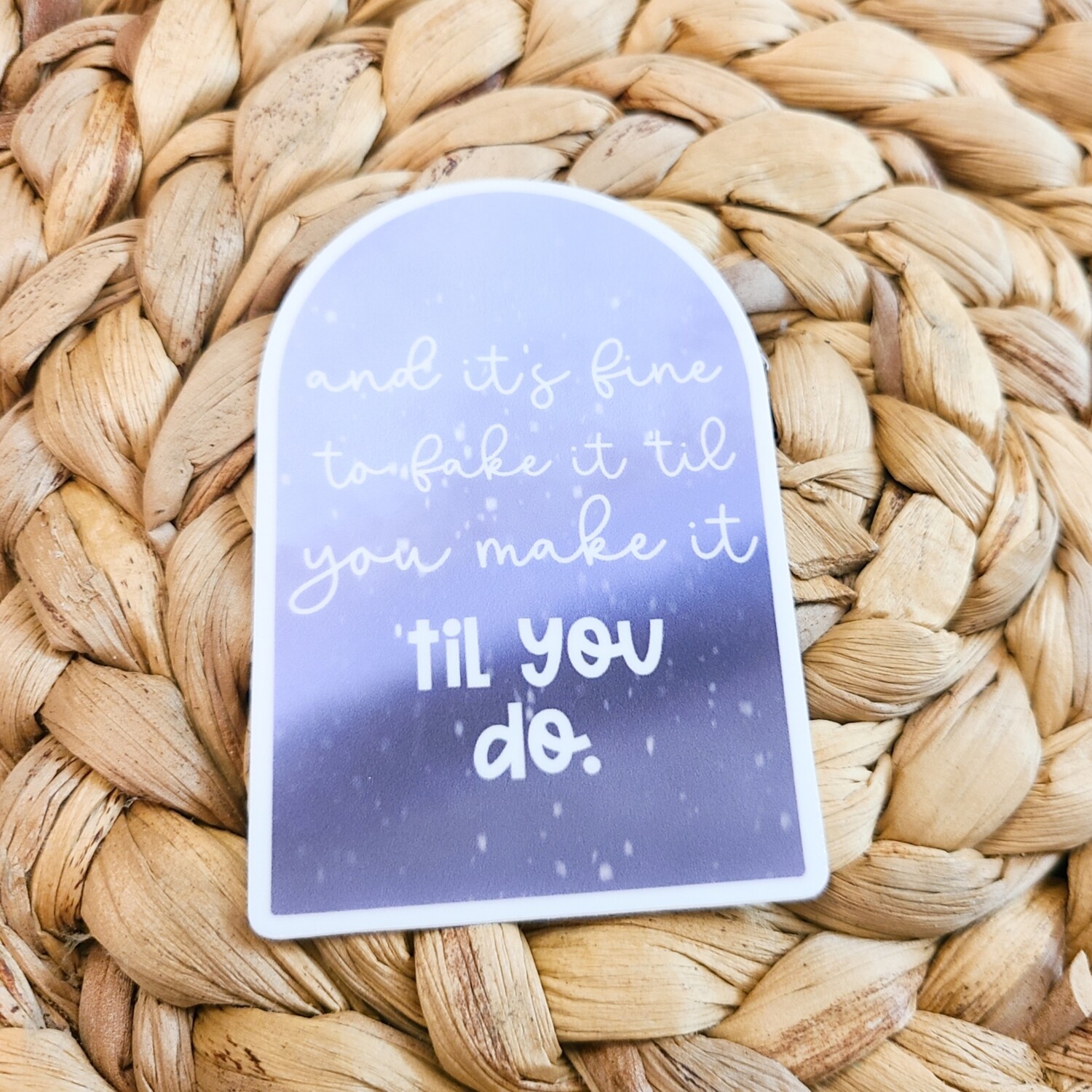 Snow On The Beach | Weatherproof Sticker