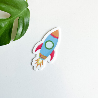 Rocket | Mini Kid Sticker | Waterproof