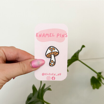 Mushroom Enamel Pin